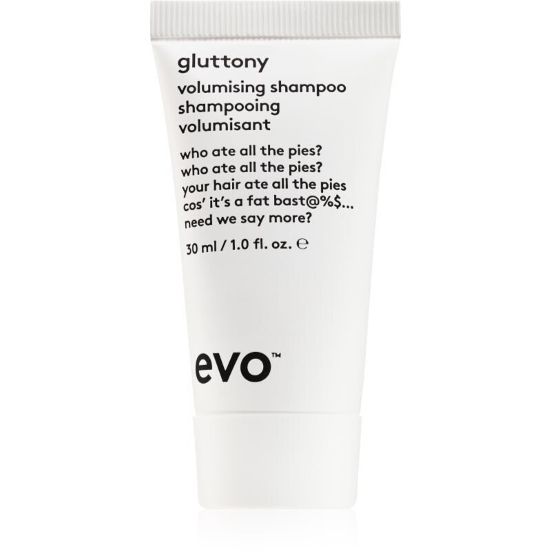 EVO Gluttony Volumising Shampoo šampón pre objem vlasov 30 ml
