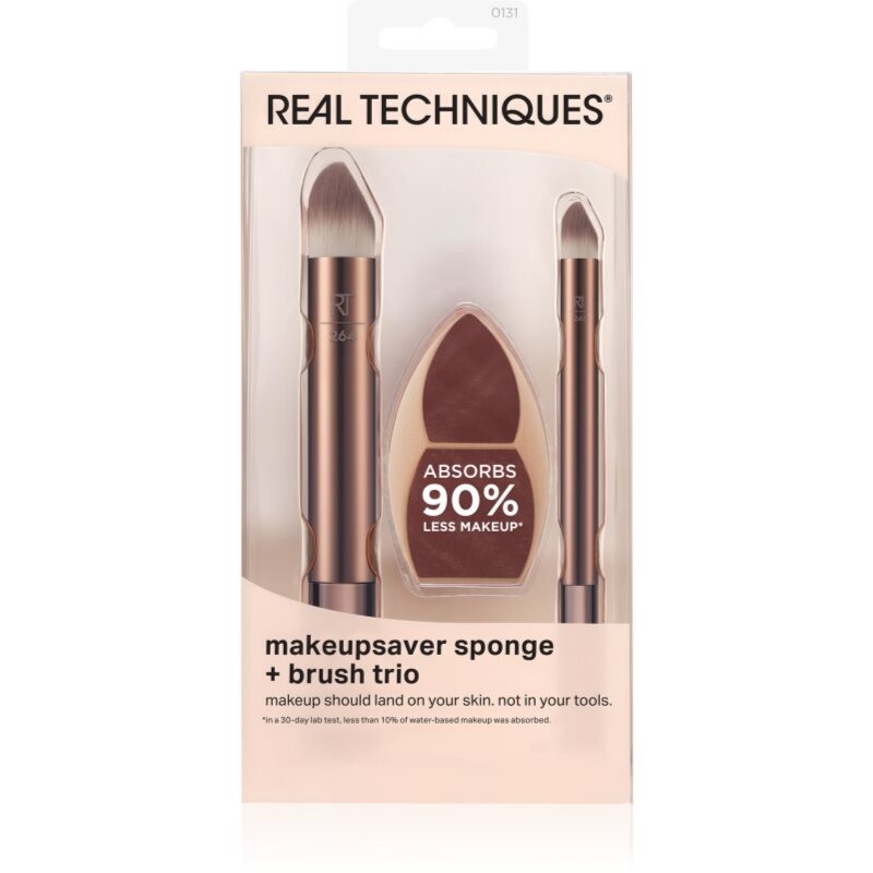 Real Techniques Makeup Saver Brush Trio sada štetcov