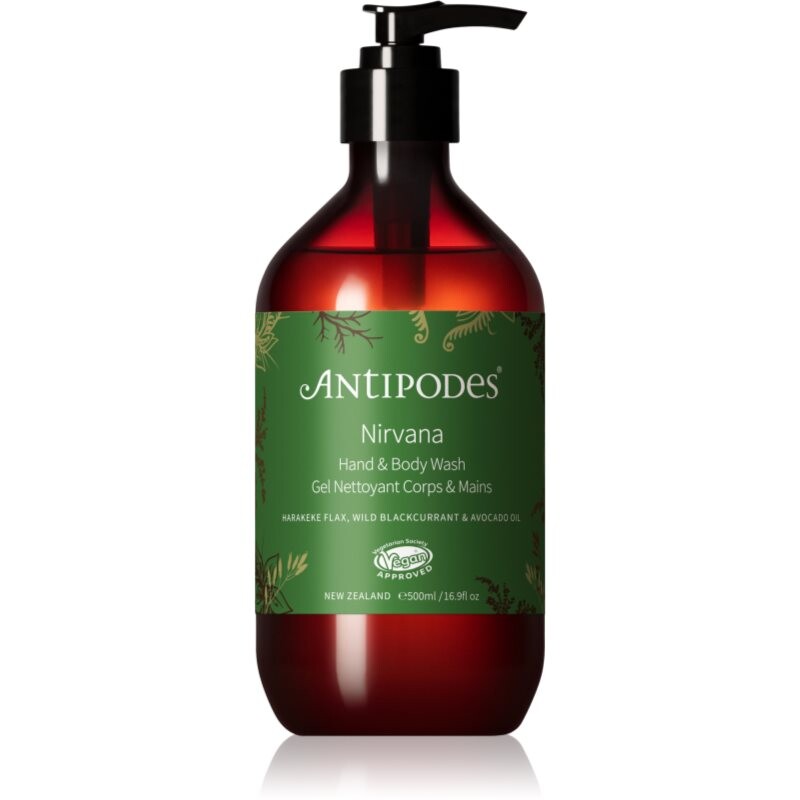 Antipodes Nirvana Hand & Body Wash vyživujúce tekuté mydlo na ruky a telo 500 ml