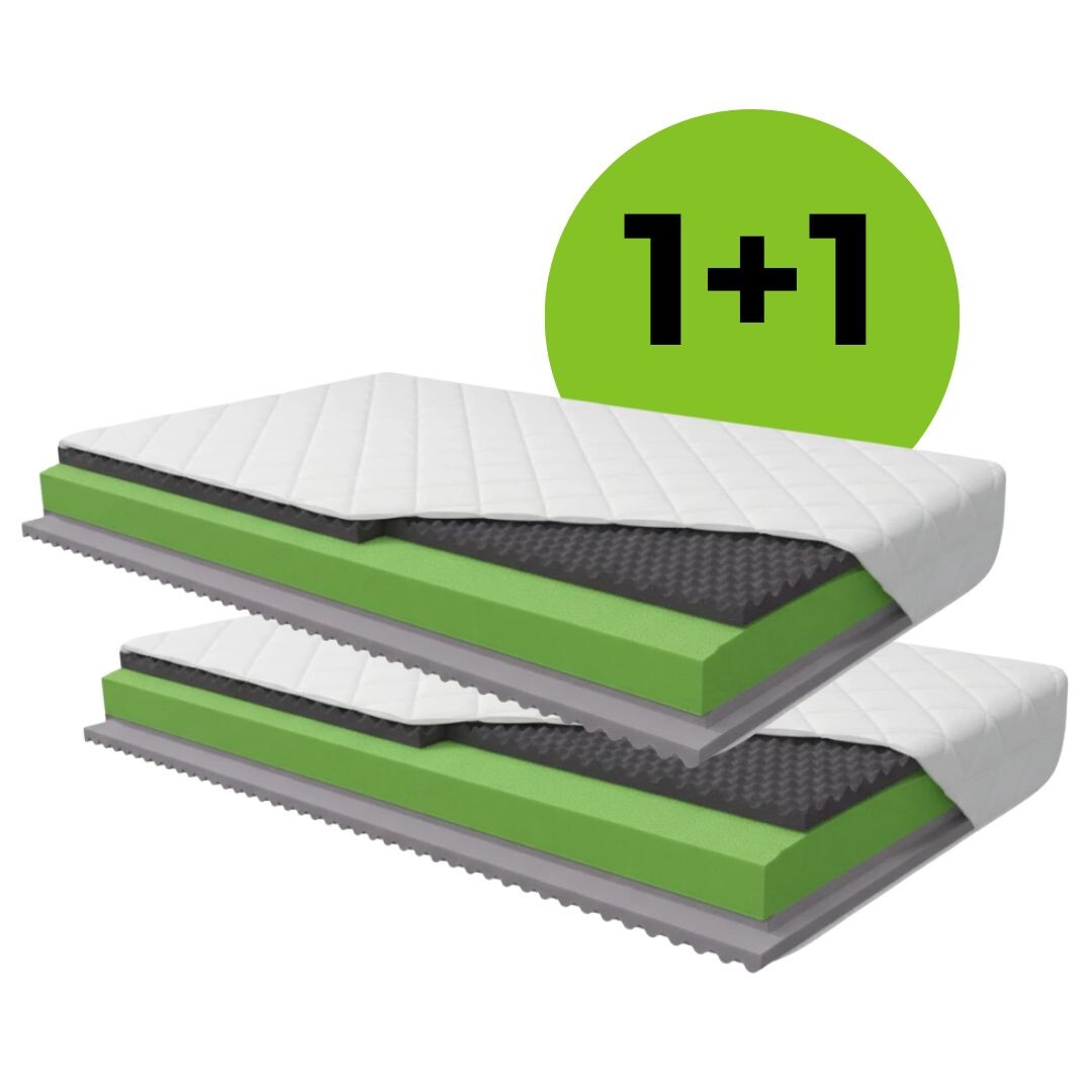 Elvisia Penový matrac NAXA Silver 20 1+1 | 80 x 200 cm