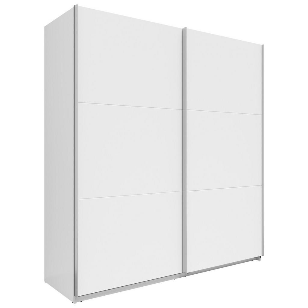 Boxxx ŠAT. SKRIŇA S POSUV. DVERAMI, biela, 200/216/64 cm