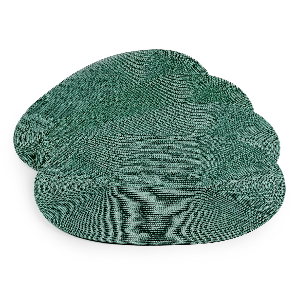 JAHU Prestieranie Deco ovál trávovo zelená, 30 x 45 cm, sada 4 ks