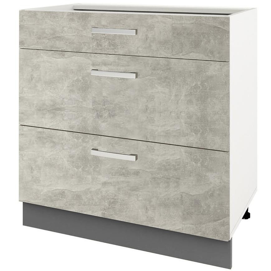 Skrinka do kuchyne Charlotte 60lcdr Grey Graphite/Light Atelier