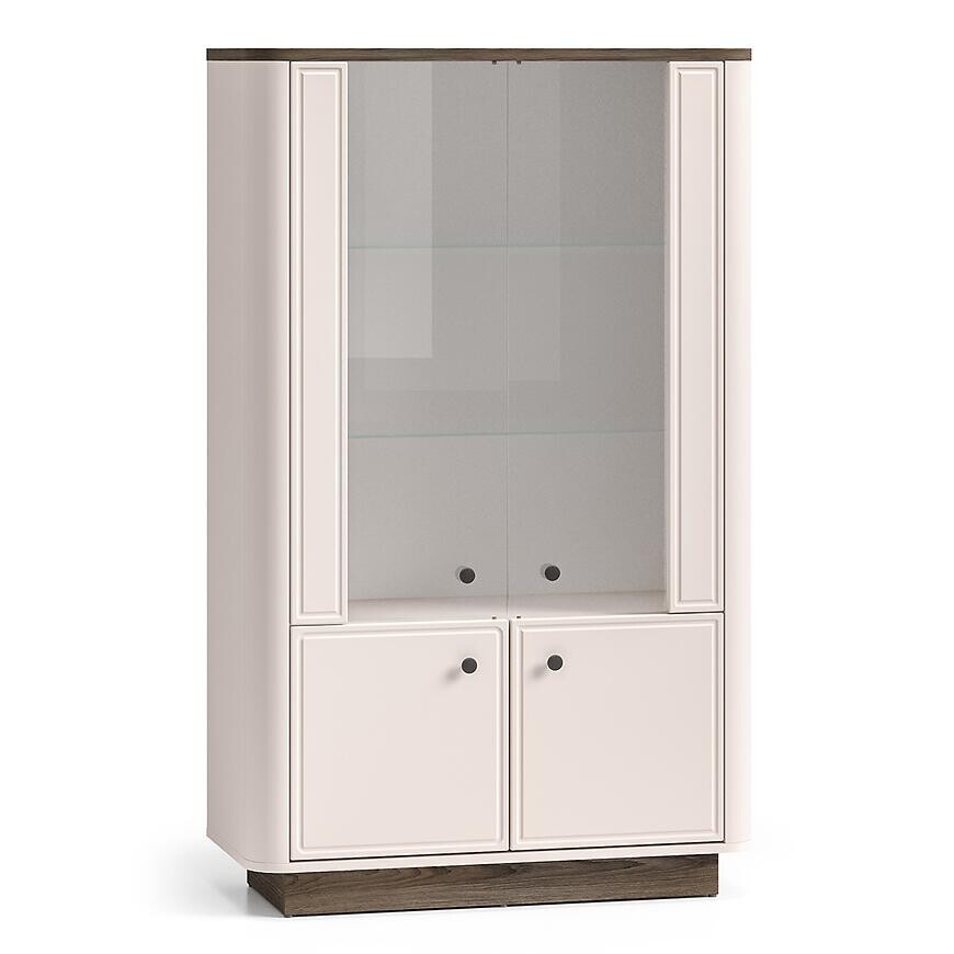 Vitrína Vilavio 02 Dub/Kašmír