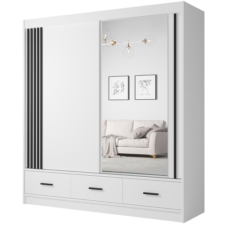 Skriňa Canada Ca-24-200 Biela U. Čierna