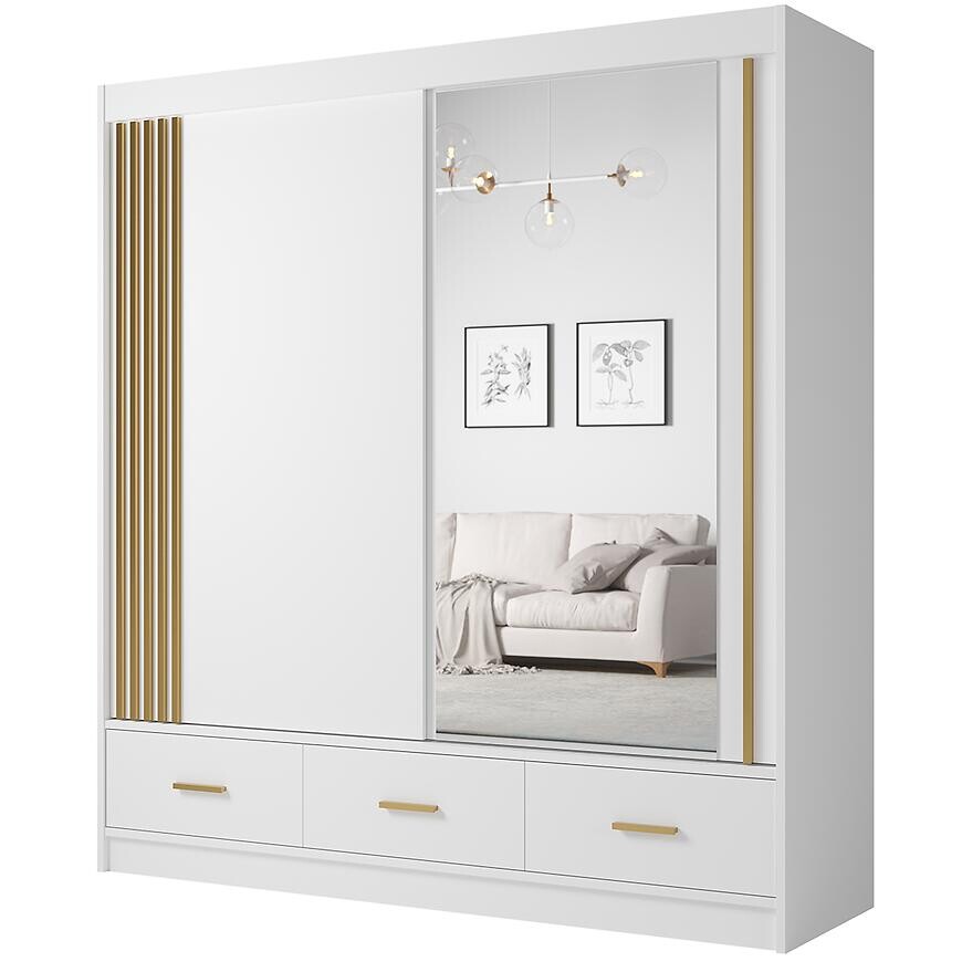 Skriňa Canada Ca-25-200 Biela U. Zlatý