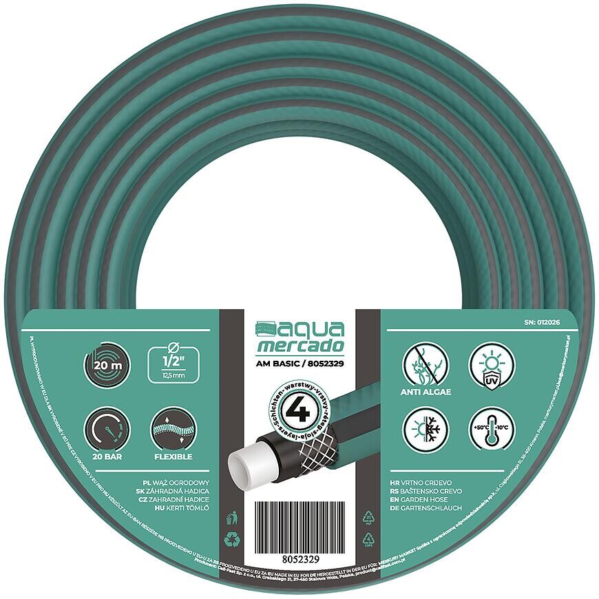 Záhradná hadica 4 vrstvová gm BASIC 1/2