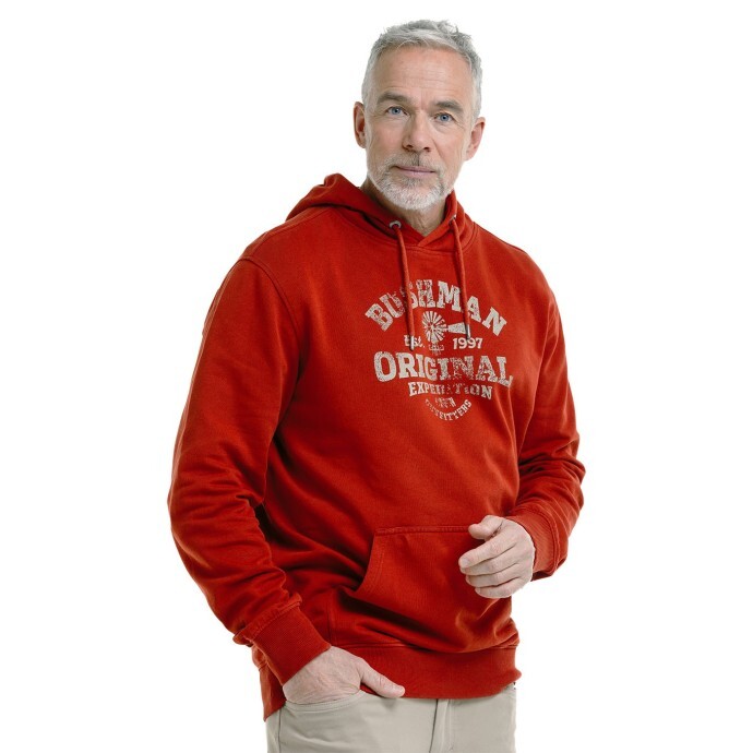 Bushman Pánska mikina Kaderu, červená S