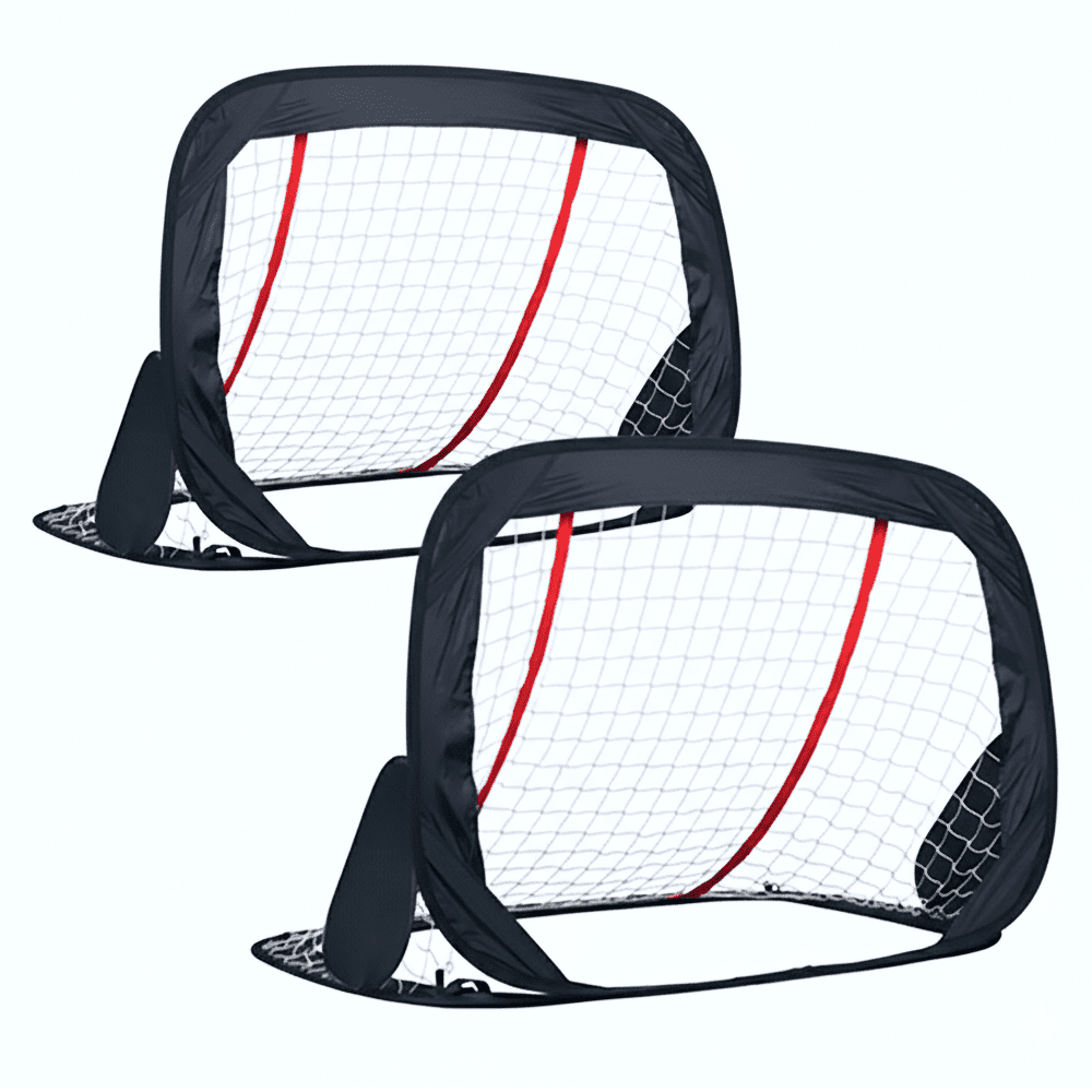 Futbalová bránka, set 2 ks, čierna, EXIT