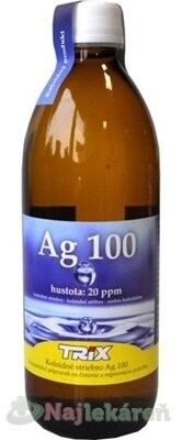 Pharma Activ Koloidné striebro Ag100 hustota 20ppm 500ml