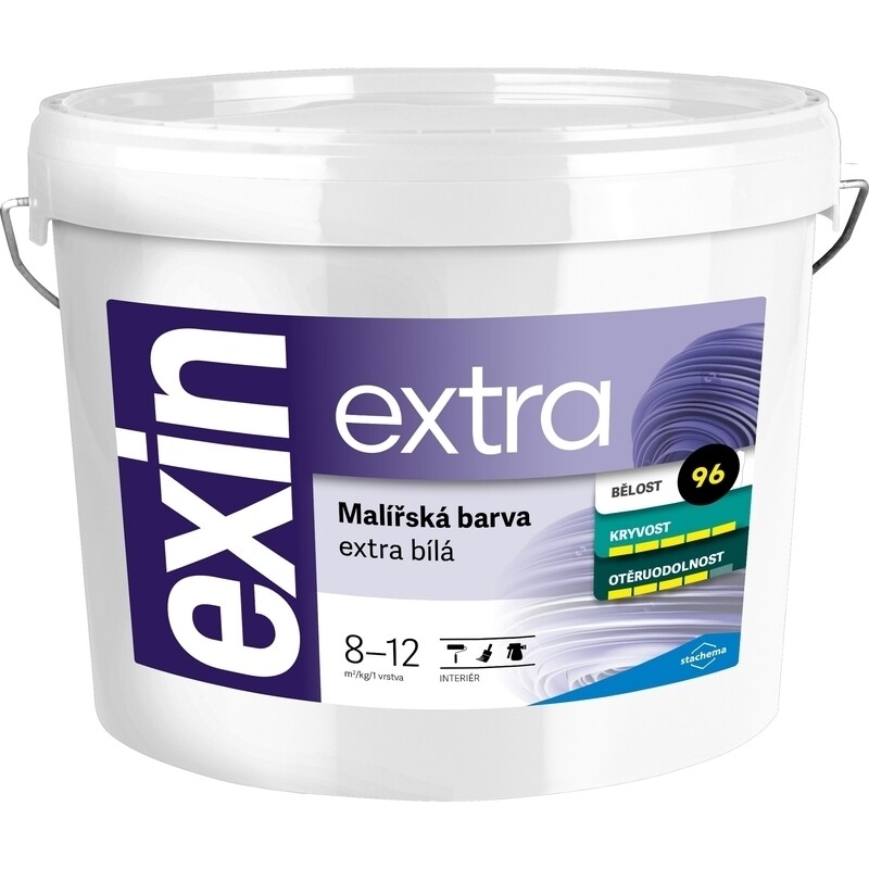 Farba maliarska Stachema EXIN EXTRA biela 4 kg
