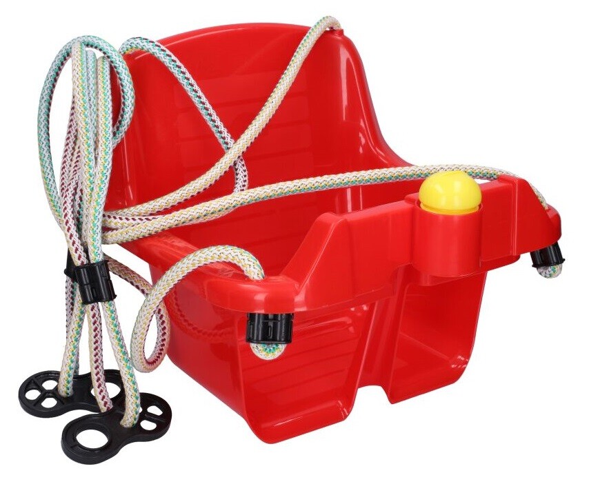 Hojdačka plastová červená