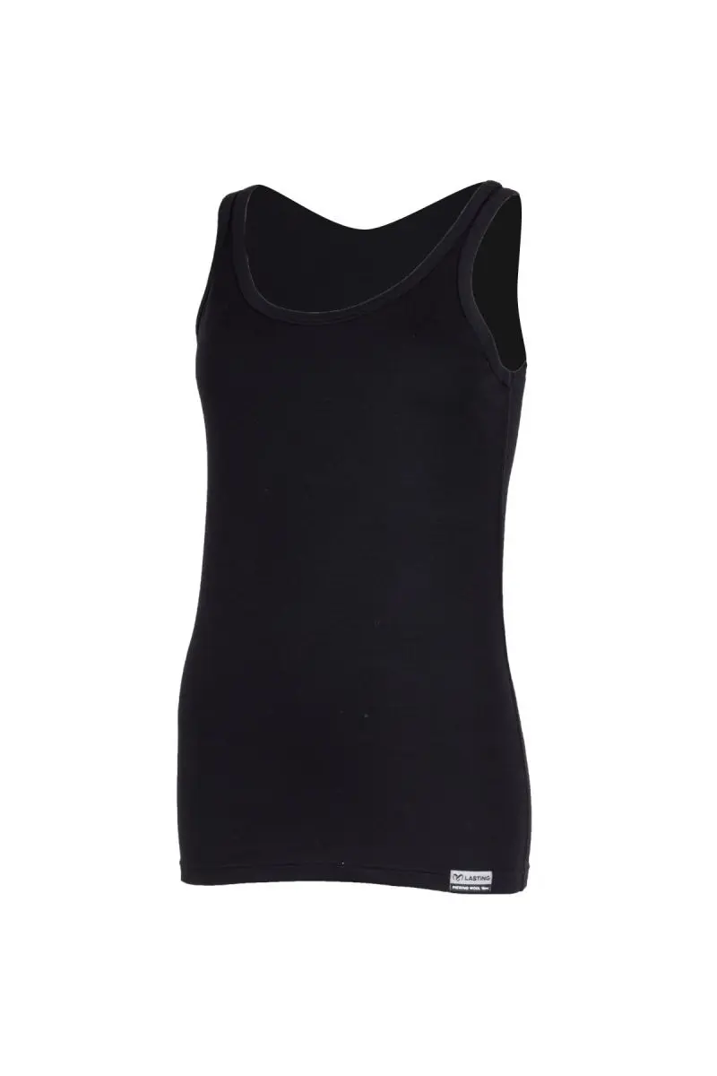 Lasting dámske merino tielko LORY čierne Veľkosť: M 8595067903699