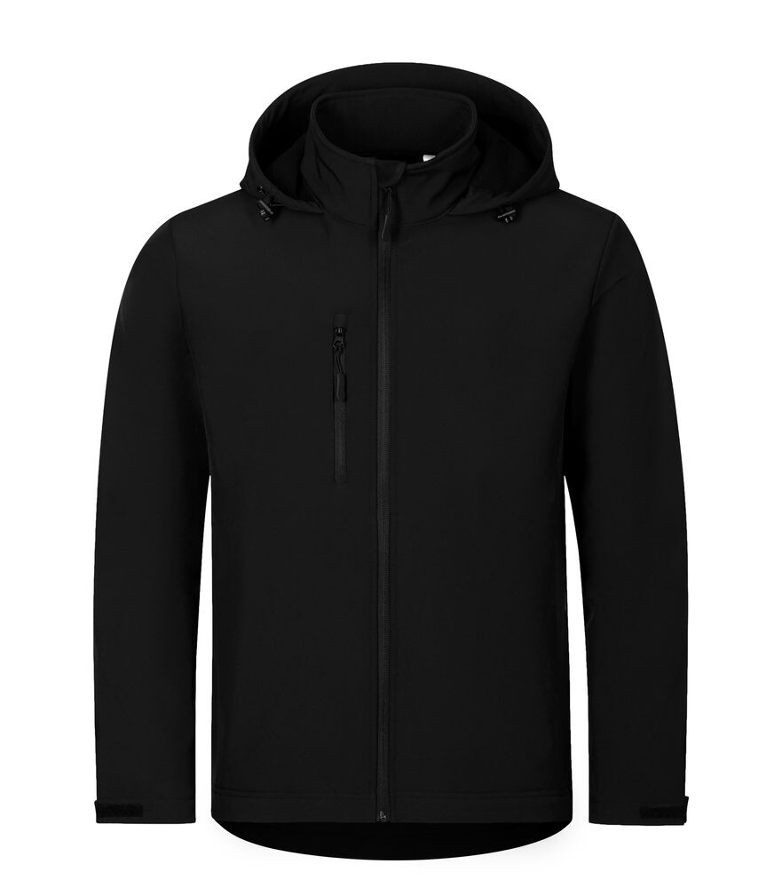 MALFINI Pánska softshellová bunda Trail - Čierna | 2XL
