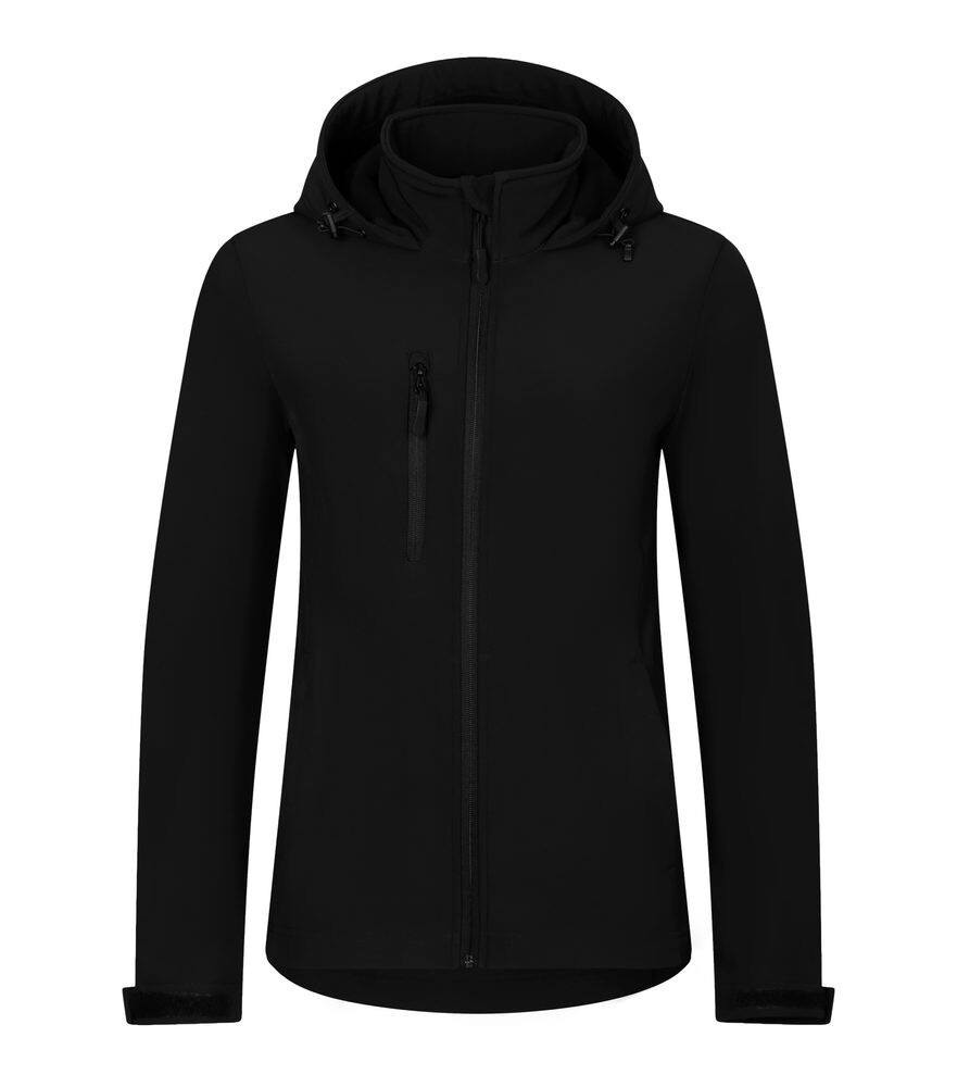 MALFINI Dámska softshellová bunda Trail - Čierna | 2XL