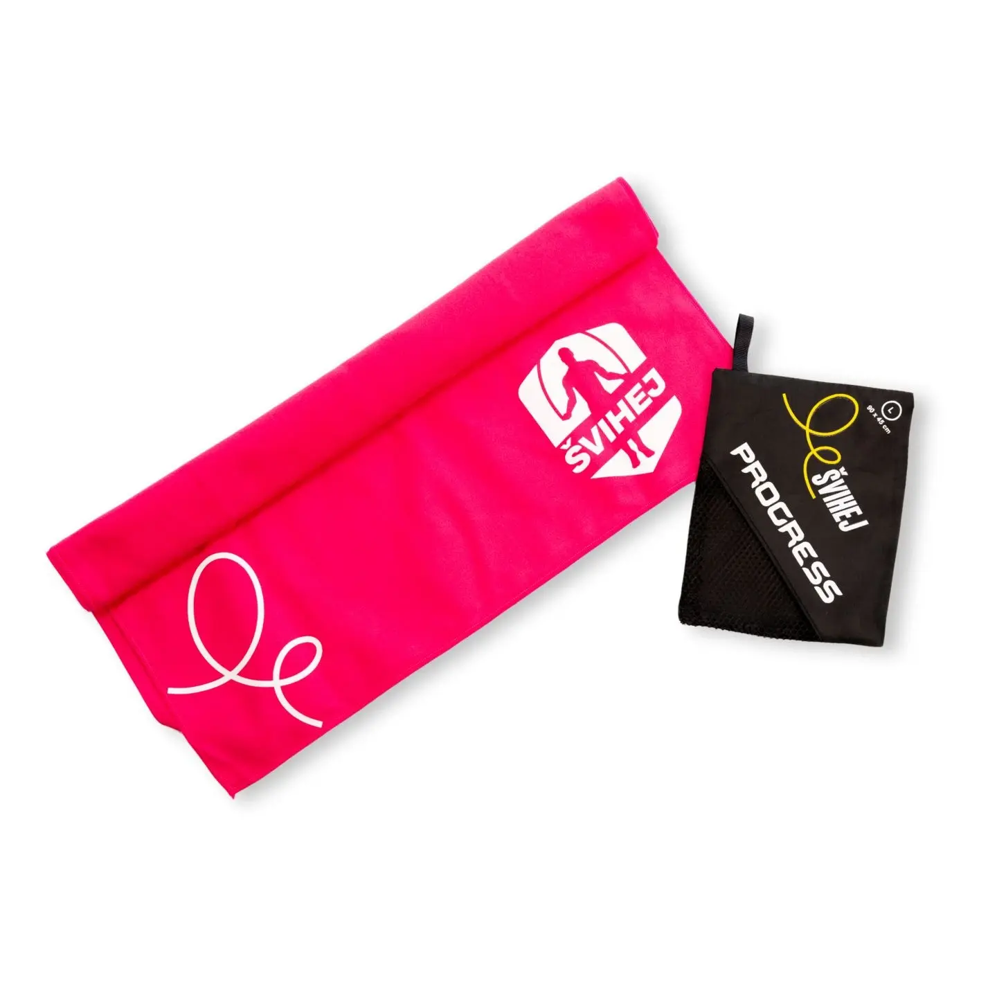 Ružový rýchloschnúci uterák Švihej