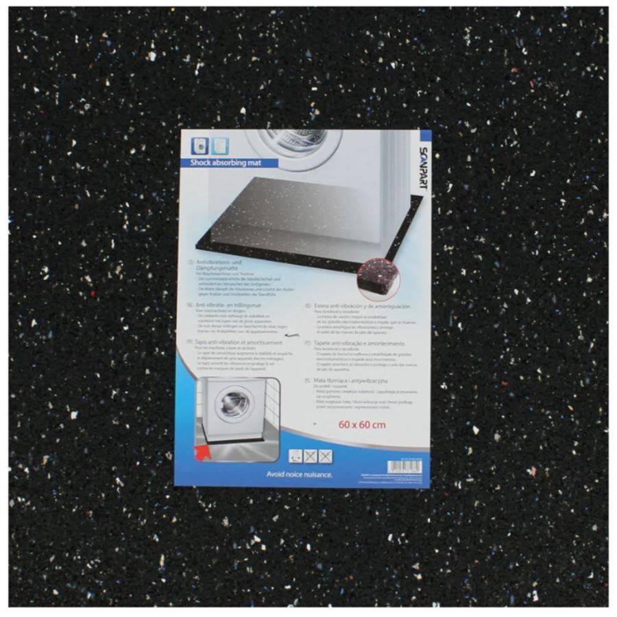 Scanpart SCA140120002 antivibračná podložka pod práčku 60 x 60 x 0,8 cm