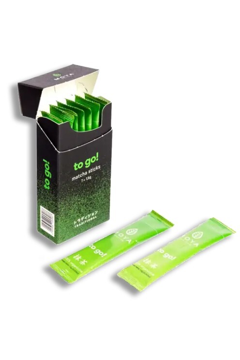 MOYA Matcha To Go! Traditional organic japanese green tea - 7 x 1,5 g
