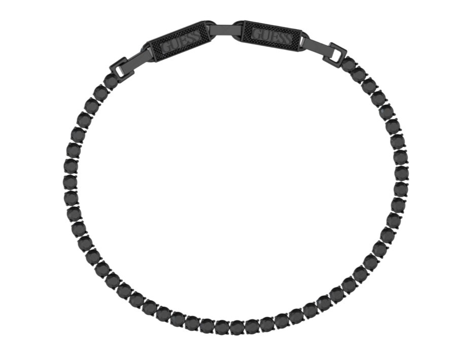 Guess Oceľový náramok so zirkónmi Eternity JUMB03237JWBKBKT-U