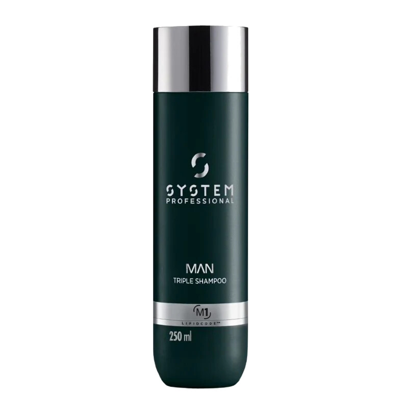 System Professional Šampón pre mužov 3v1 Man Triple Shampoo 250 ml