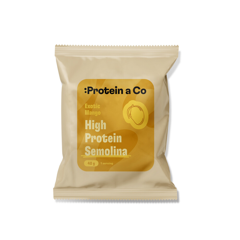 Protein a Co Proteínová krupicová kaša - Exotic mango 40 g