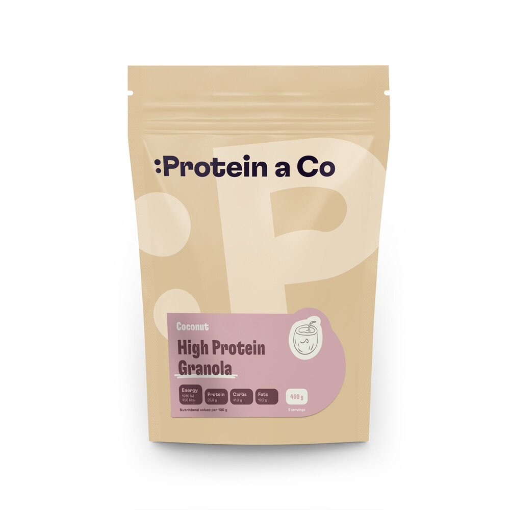 Protein a Co Granola high proteín – Kokos 400 g