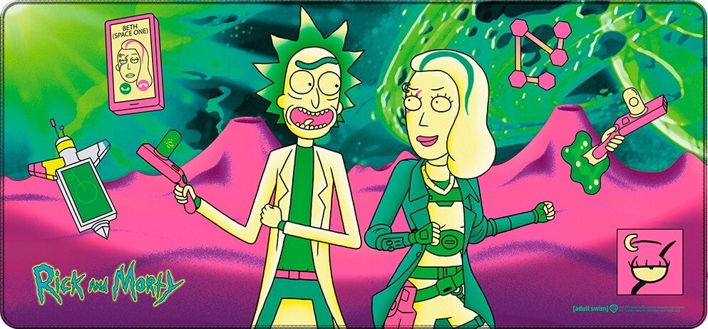Rick and Morty - Space Beth Adventure - Podložka pod myš a klávesnici