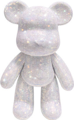 RealG RC-K-257 Diamantové malování 5D figurka 51 cm, medvěd bílý