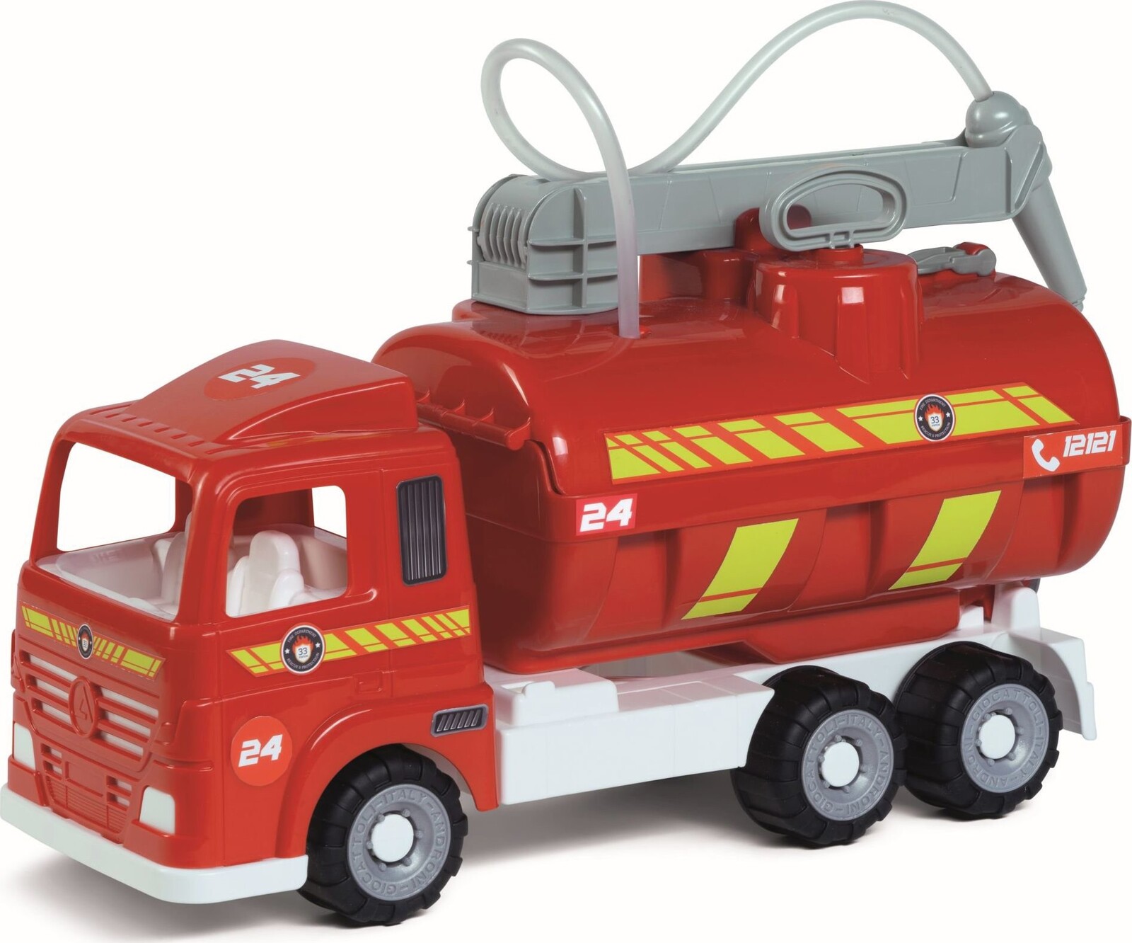 Androni Heavy Trucks Hasičký vůz s funkční stříkačkou a pogumovanými koly