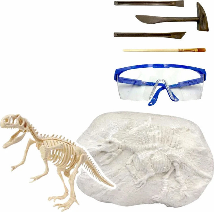 LEAN Toys 27731 Sada malého paleontologa - vykopávky kostry dinosaura