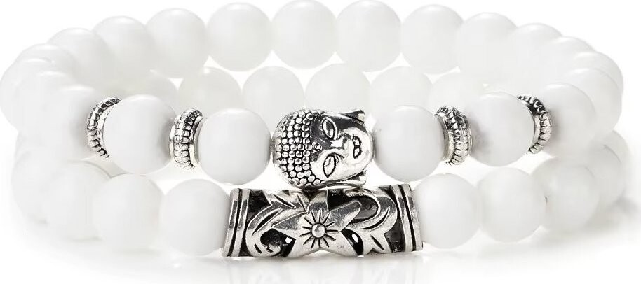 Silver Star Twilite dámske náramky, Budha, súprava 2 kusy