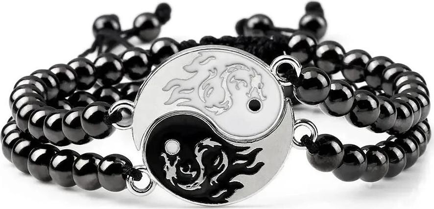 Wrap Q1 Korálkový náramok Yin Yang – 10-3