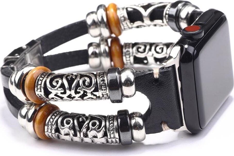 Predator Q1 Náramok/pásik na inteligentné hodinky Apple čierny č. 8/V/42 mm, 44 mm