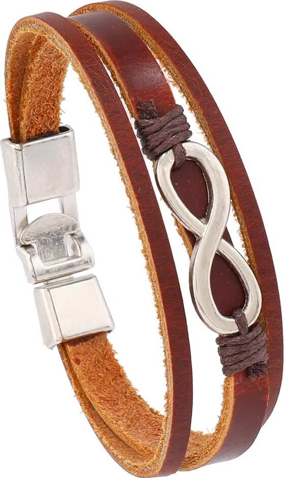 Predator Q1 Amberstone – pánske náramky, hnedá, nekonečno