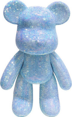 RealG RC-K-257 Diamantové malování 5D figurka 51 cm, medvěd modrý