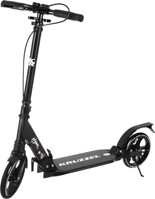 Kruzzel 26142 Skládací koloběžka Hyperion B, odpružená, 200 mm kola, černá