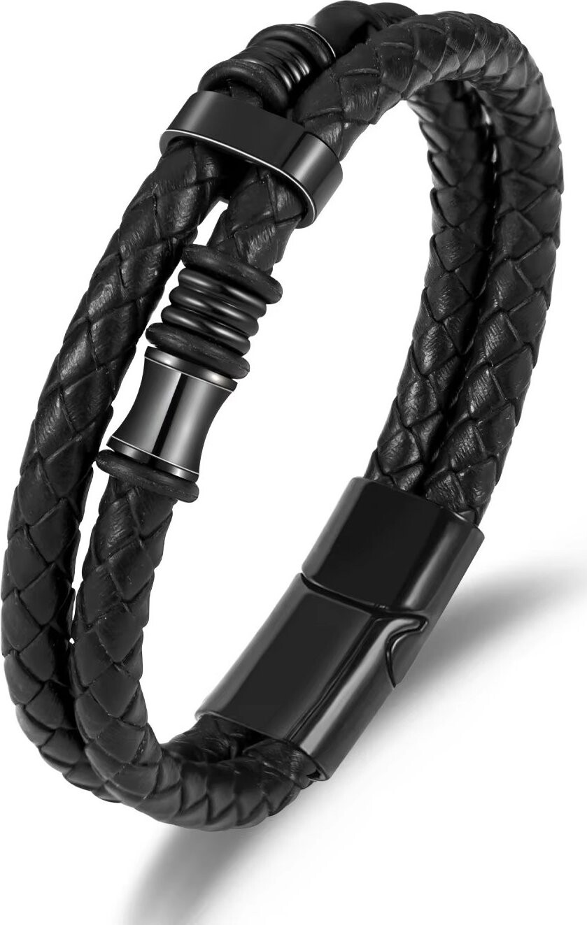 Predator Q1 Sunwood pánsky náramok čierny 25 cm