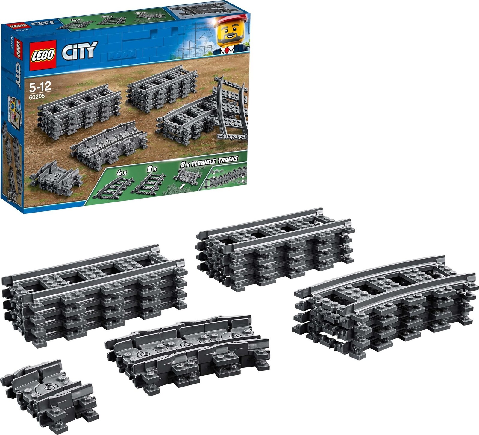 LEGO® Classic 60205 Koľajnice