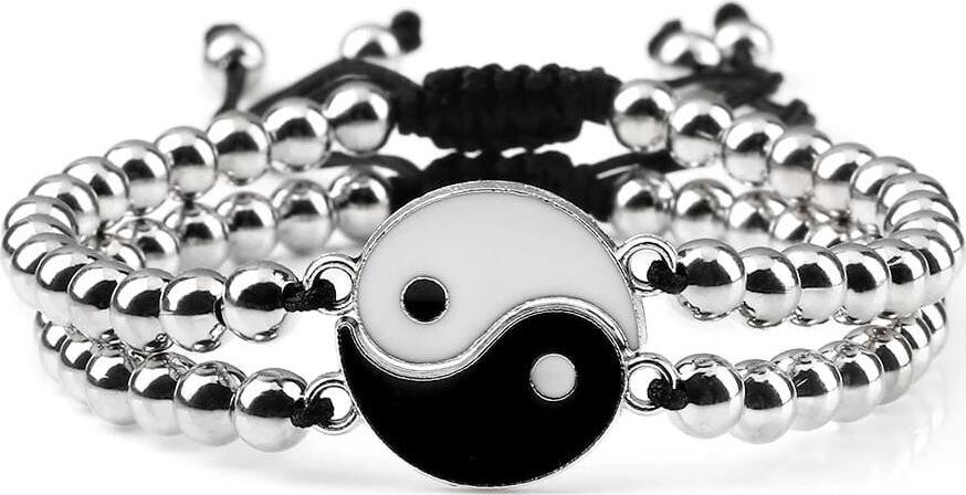 Korálkový náramok Yin Yang –10
