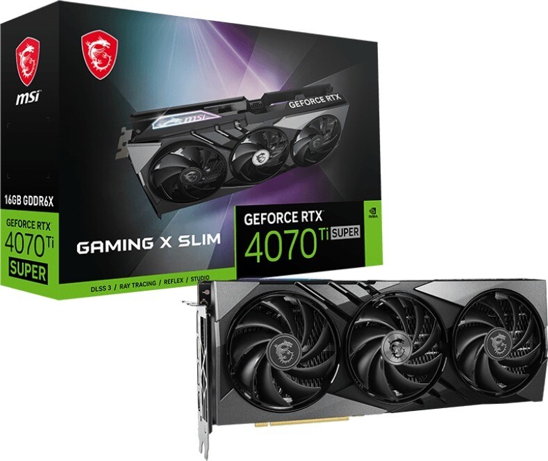 MSI GeForce RTX 4070 Ti SUPER GAMING X SLIM 16G