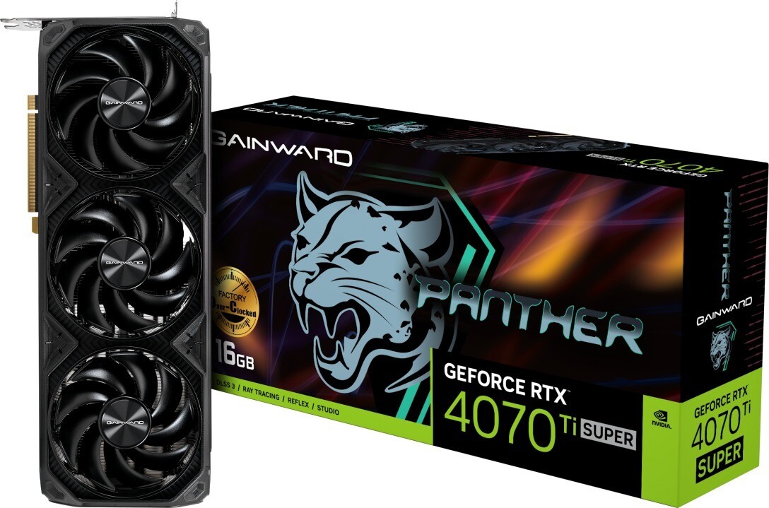 GAINWARD GeForce RTX 4070 Ti SUPER Panther OC 16GB GDDR6X