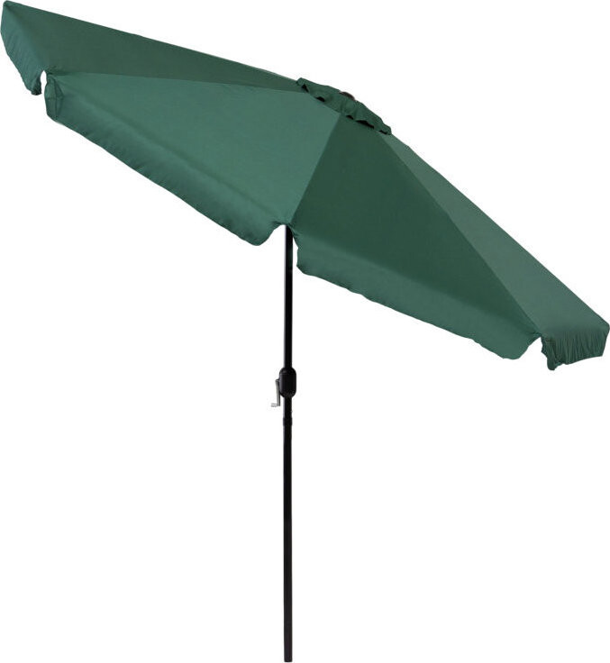 MultiGarden SL-UM003B Zahradní slunečník se sklopnou střechou a klikou 300 cm, zelený