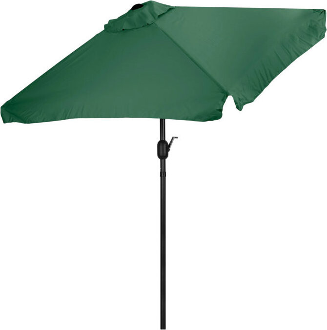 MultiGarden SL-UM019 Zahradní slunečník obdélníkový, sklopný, 200 × 140 cm, zelený