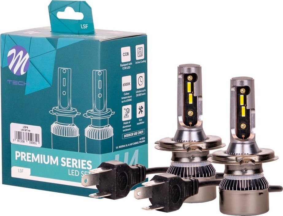 M-Tech PREMIUM SERIES LED sada H4