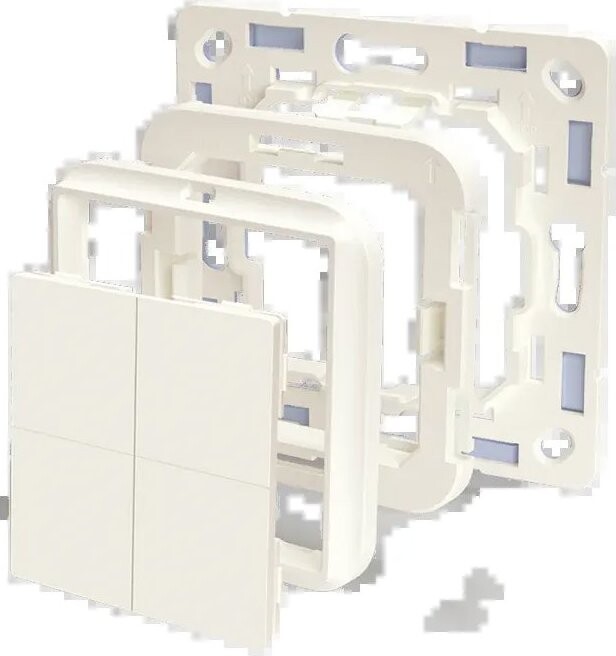 Shelly adaptér pre BLU Wall Switch 4 (pre Bush-Jaeger rámčeky)