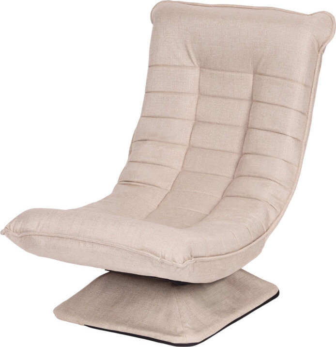 ModernHome TH-CL-3 Polohovatelné relaxační křeslo, otočné, béžové
