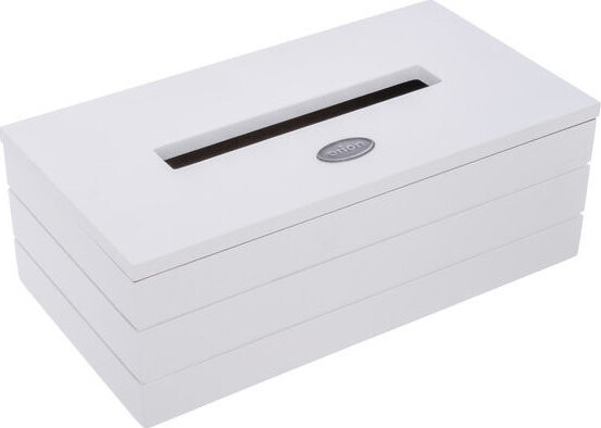 ORION Box na papírové kapesníky bílý dřevo