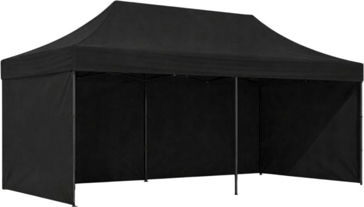 MultiGarden PAW-FGC Zahradní samorozkládací párty stan 3 × 6 m, černý