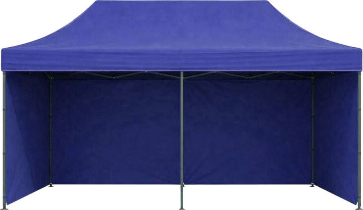 MultiGarden PAW-FGC Zahradní samorozkládací párty stan 3 × 6 m, modrý