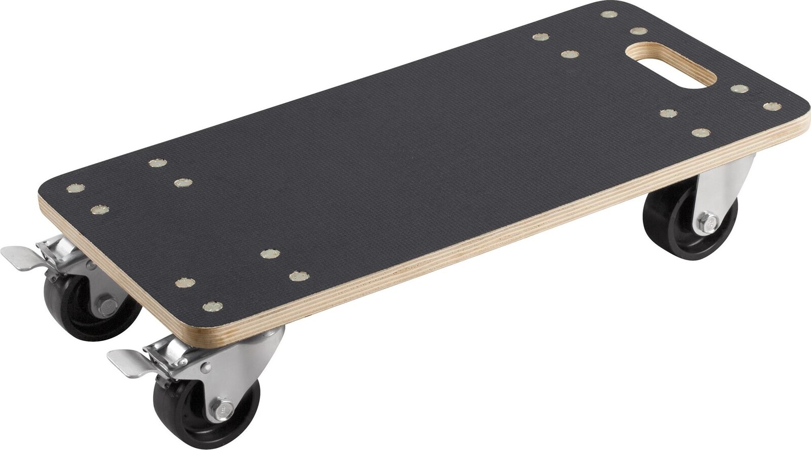 METAFRANC Transportný vozík 590 × 290 mm, protiskl. preglejka/PA, max. nosnosť 400 kg